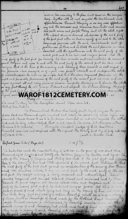 1821 deed page 1